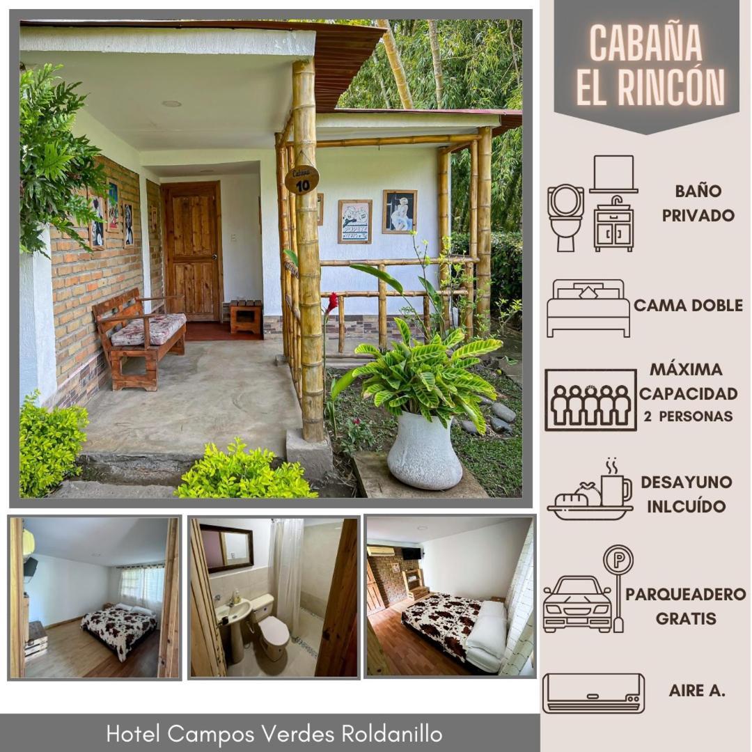Hotel Campestre Campos Verdes Roldanillo ภายนอก รูปภาพ