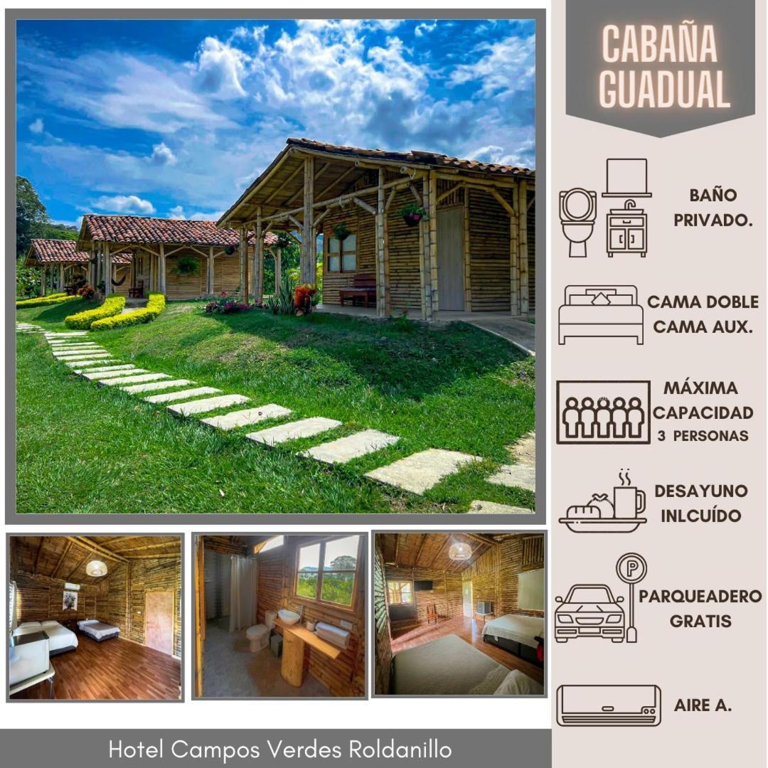 Hotel Campestre Campos Verdes Roldanillo ภายนอก รูปภาพ